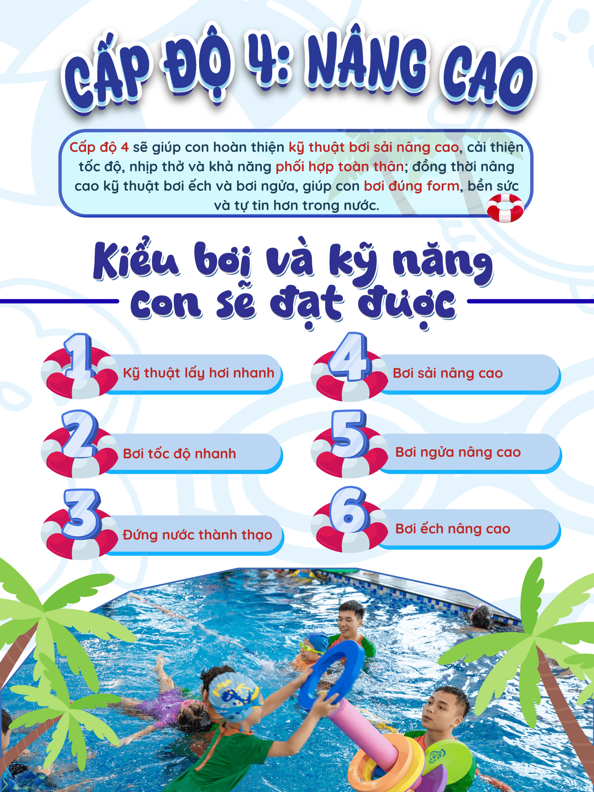 Bơi cấp độ